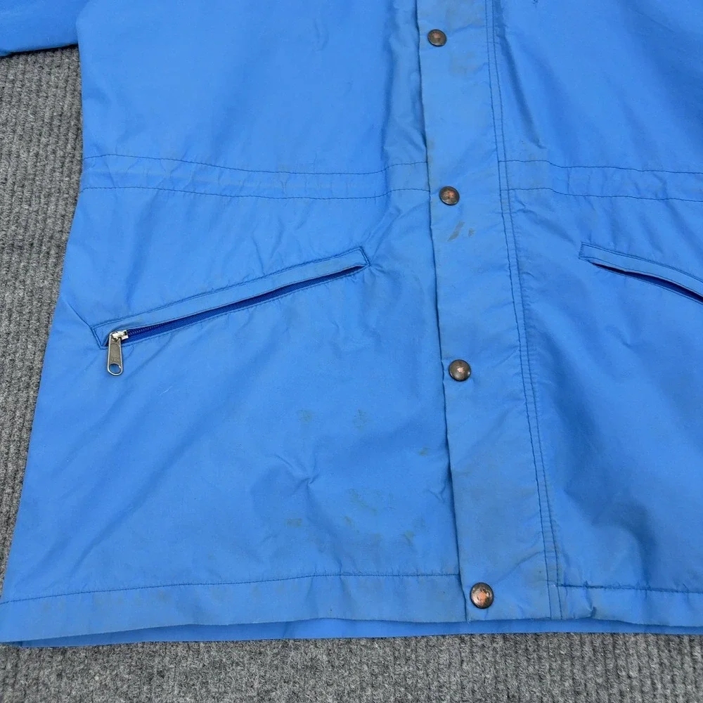 Vintage Windy Pass By The North Face Jacket Mens L Blue Gore-Tex Hooded Gorpcore